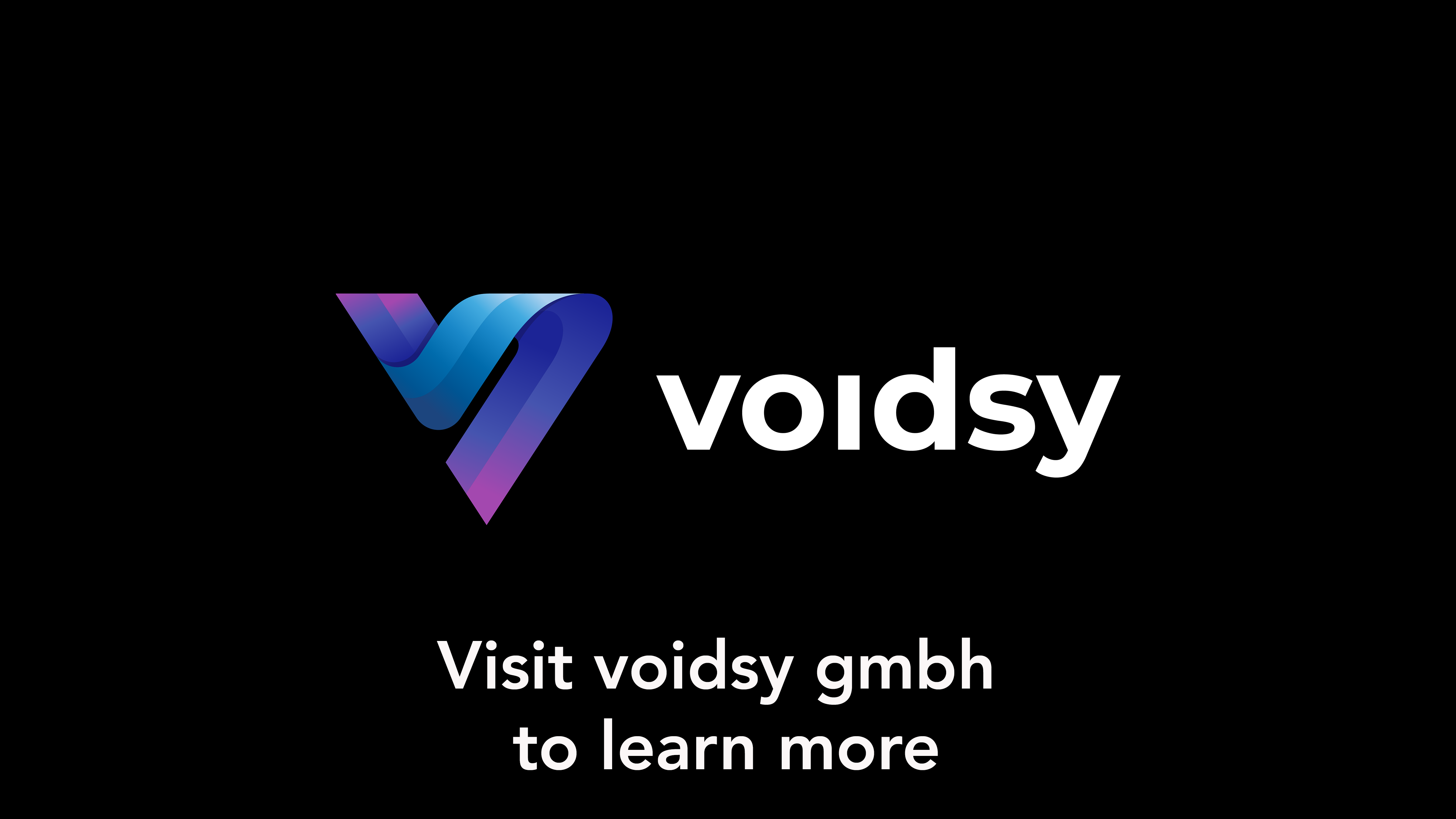 Voidsy logo with text 'Visit voidsy gmbh to learn more', highlighting their role in Photothermal Tomography solutions